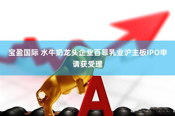 宝盈国际 水牛奶龙头企业百菲乳业沪主板IPO申请获受理