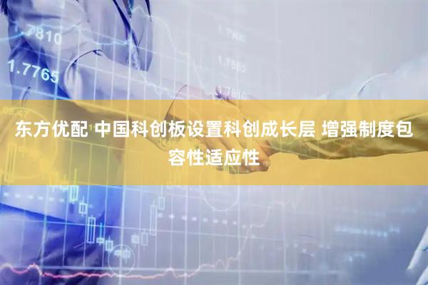 东方优配 中国科创板设置科创成长层 增强制度包容性适应性
